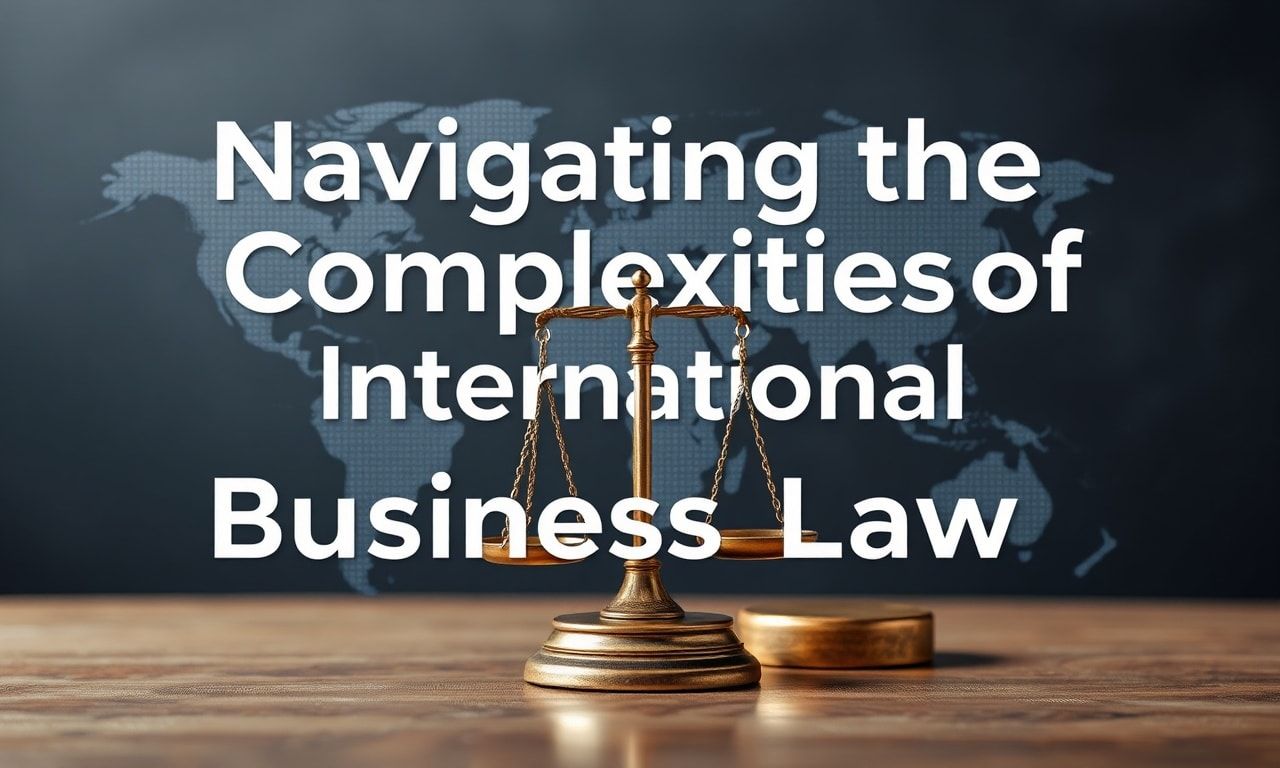 Navigating the Complexities of International Business Law