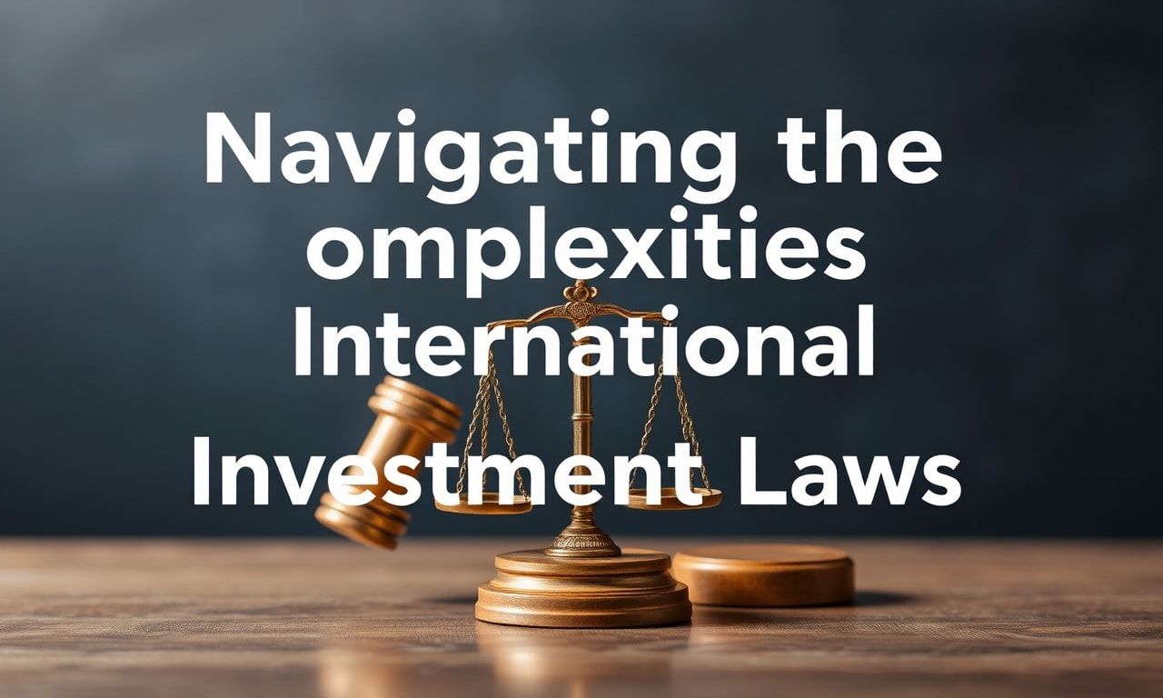 Navigating the Complexities of International Investment Laws