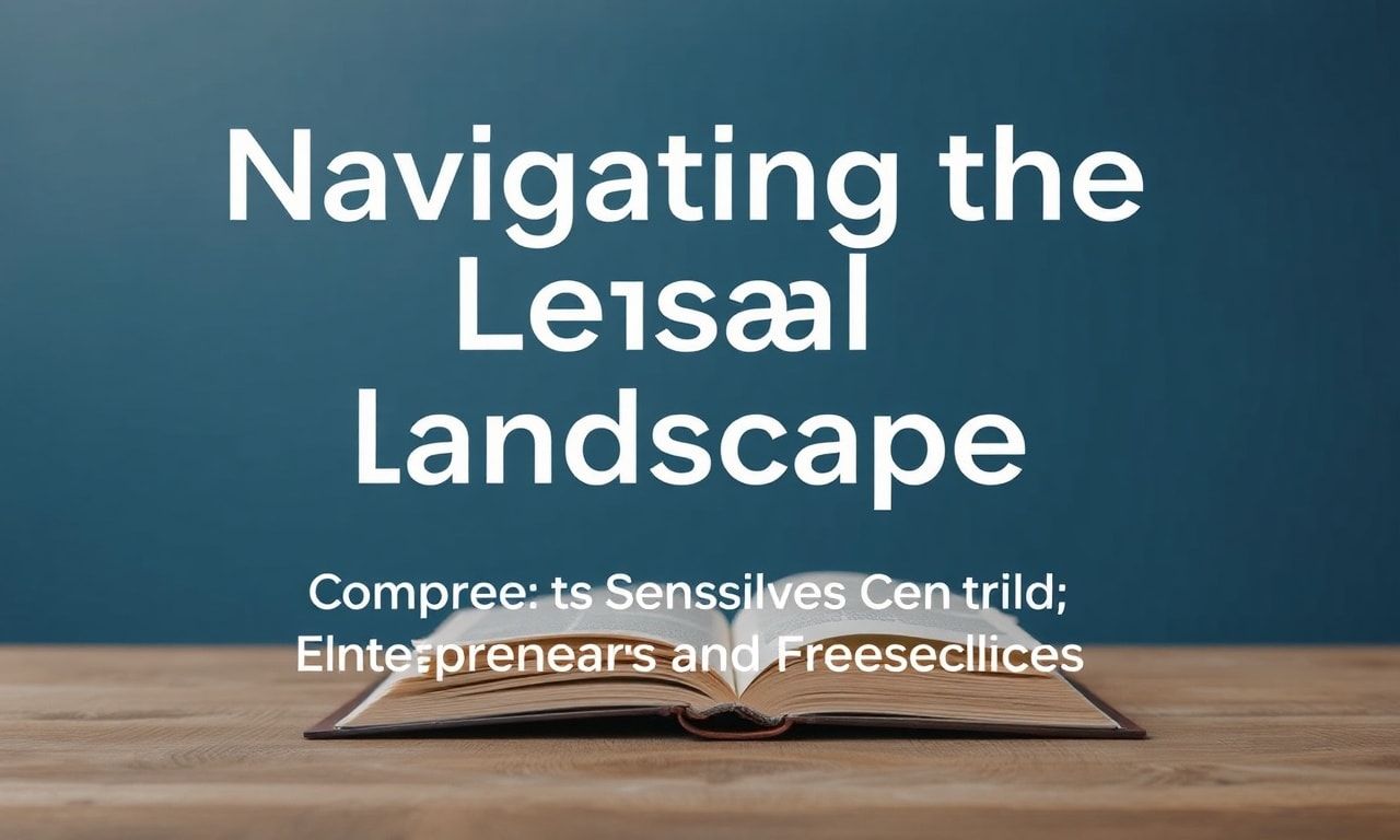 Navigating the Legal Landscape: A Comprehensive Guide for Entrepreneurs and Freelancers