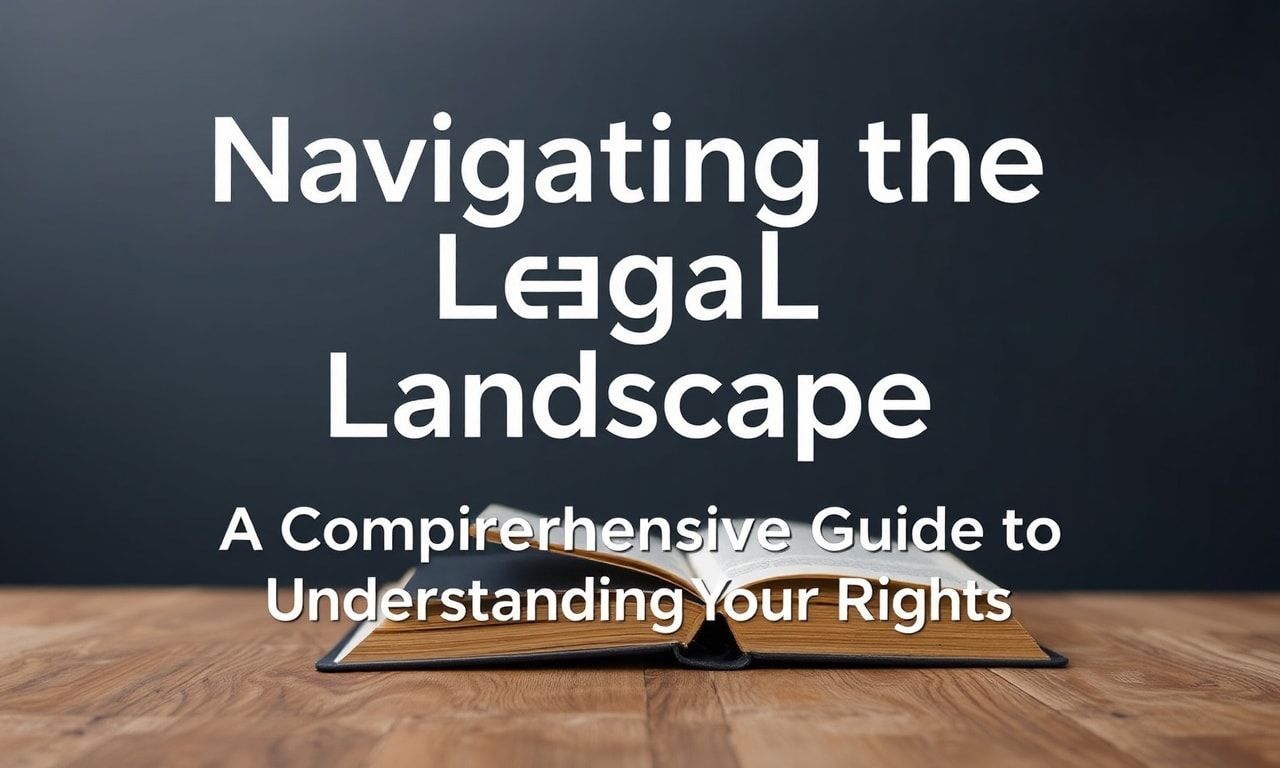 Navigating the Legal Landscape: A Comprehensive Guide to Understanding Your Rights