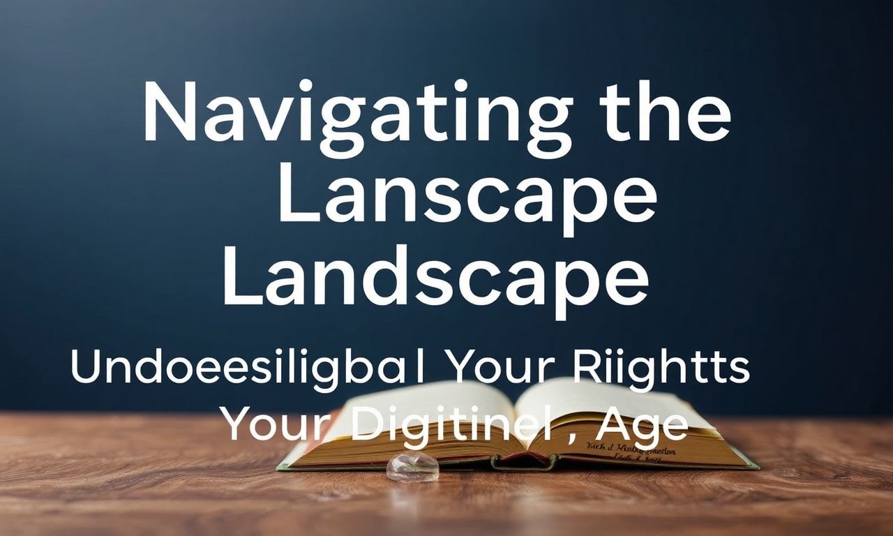 Navigating the Legal Landscape: Understanding Your Rights in the Digital Age