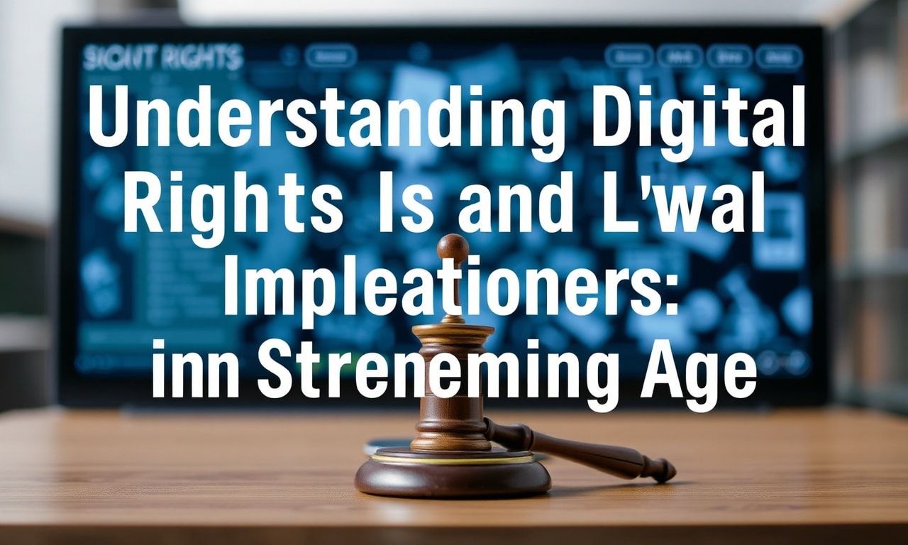 Understanding Digital Rights and Legal Implications in the Streaming Era