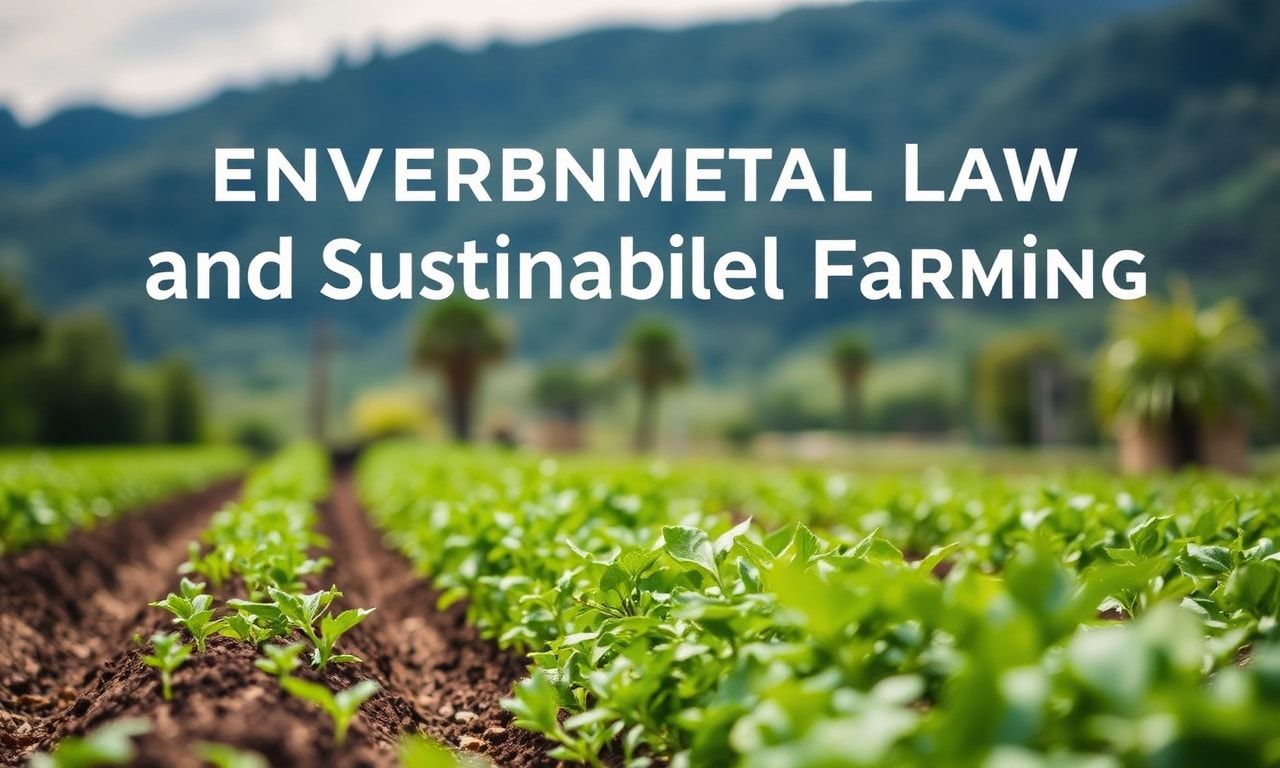 Understanding Environmental Law and Sustainable Agriculture