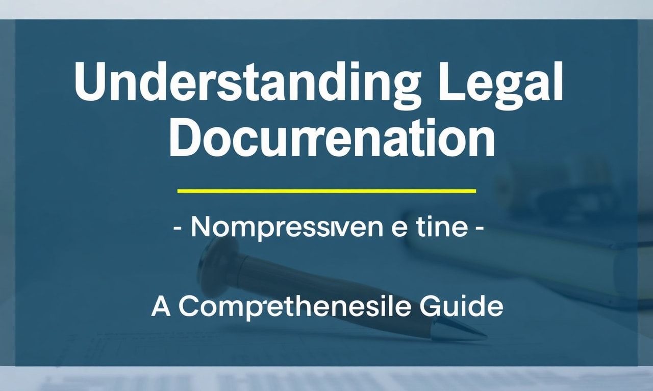 Understanding Legal Documentation: A Comprehensive Guide