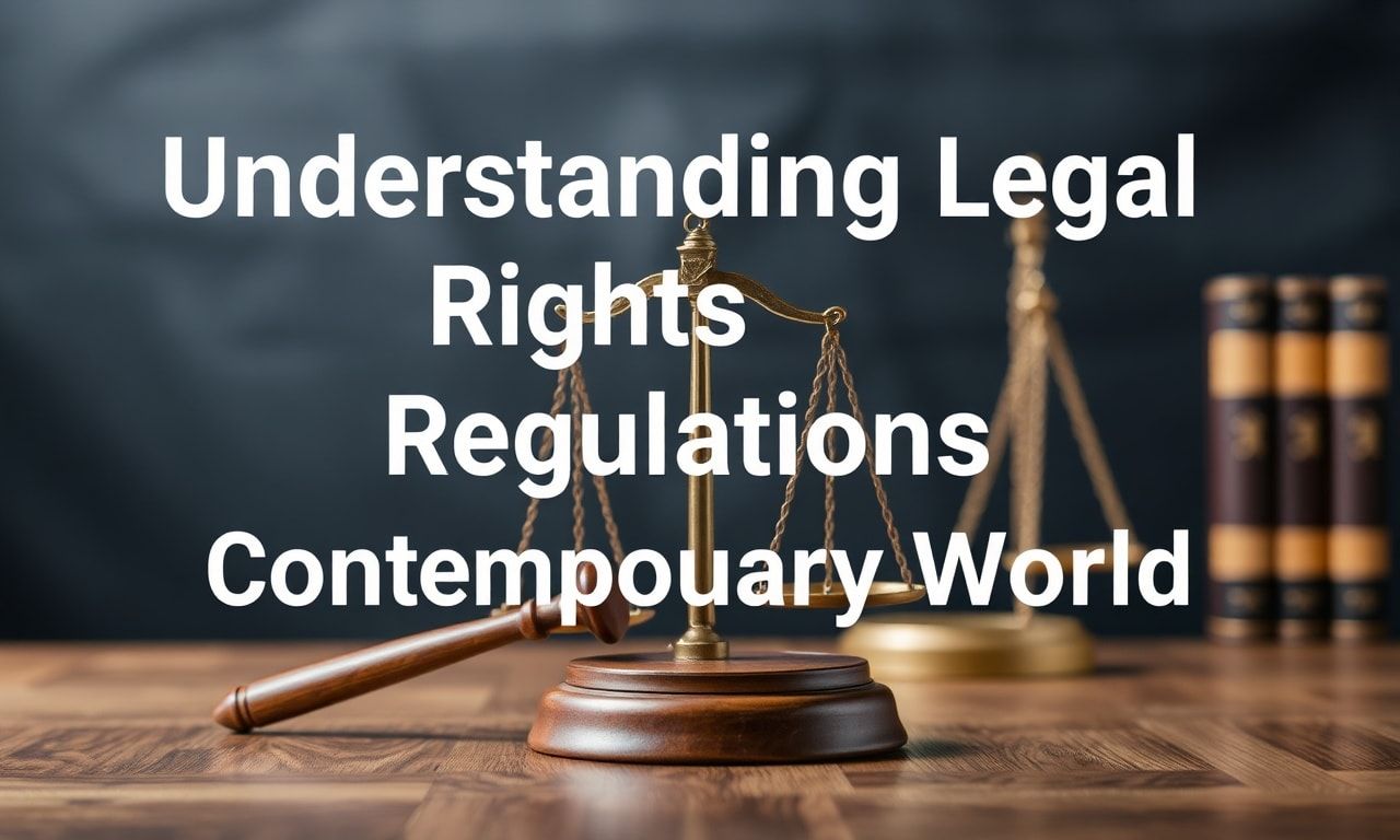 Understanding Legal Rights and Regulations in the Modern World
