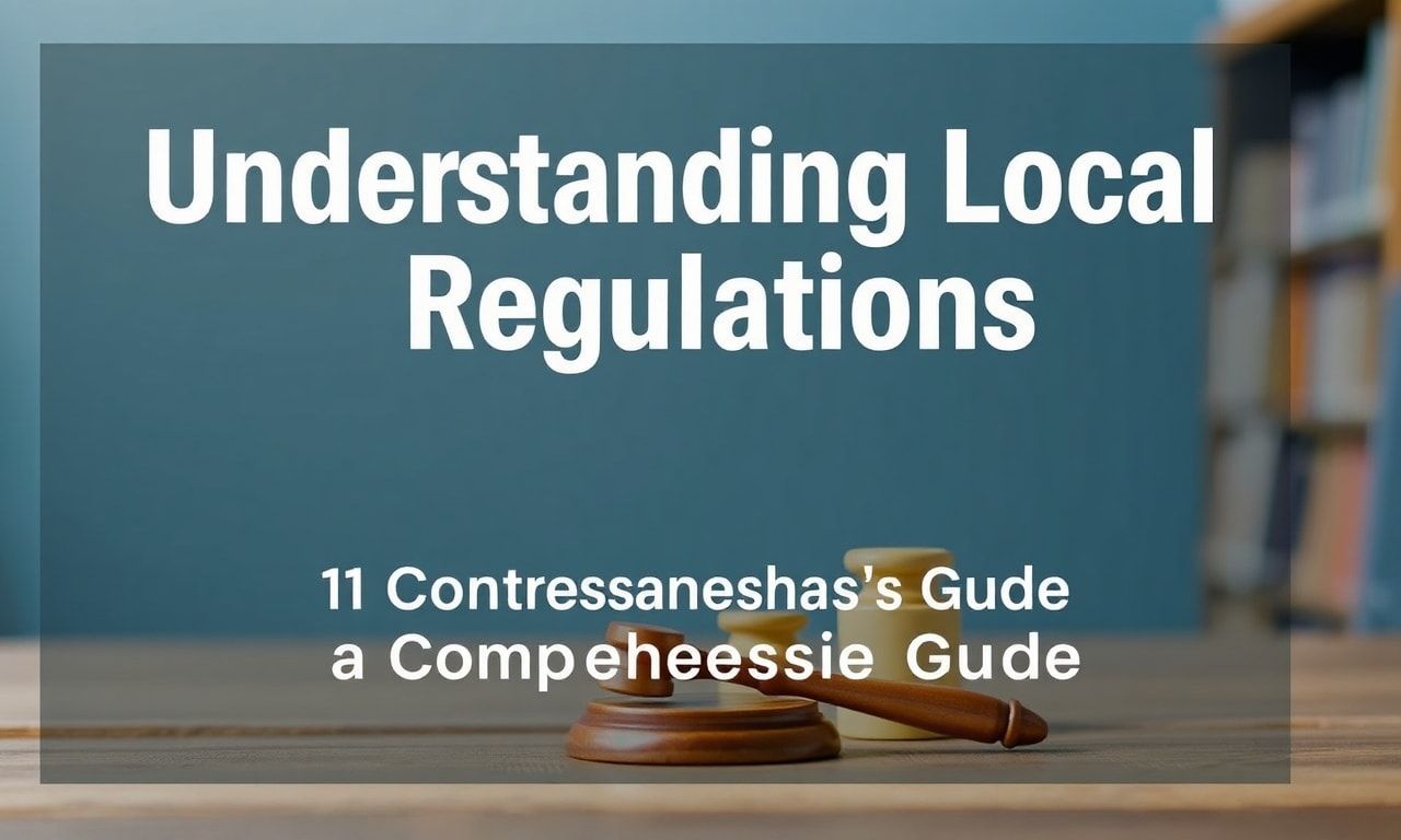 Understanding Local Regulations: A Comprehensive Guide