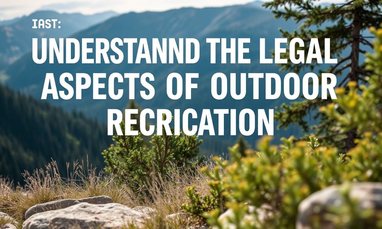 Understanding the Legal Aspects of Outdoor Recreation: Rights, Responsibilities, and Safety