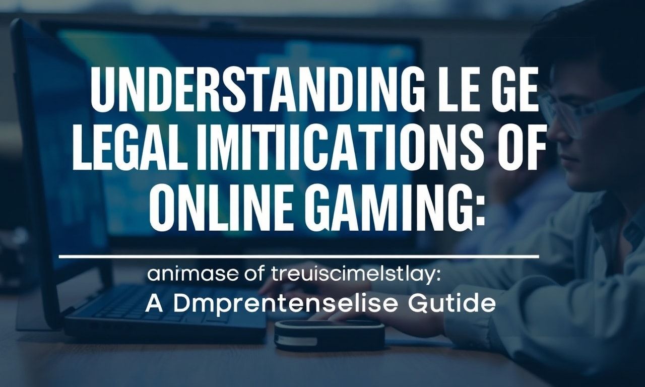 Understanding the Legal Implications of Online Gaming: A Comprehensive Guide