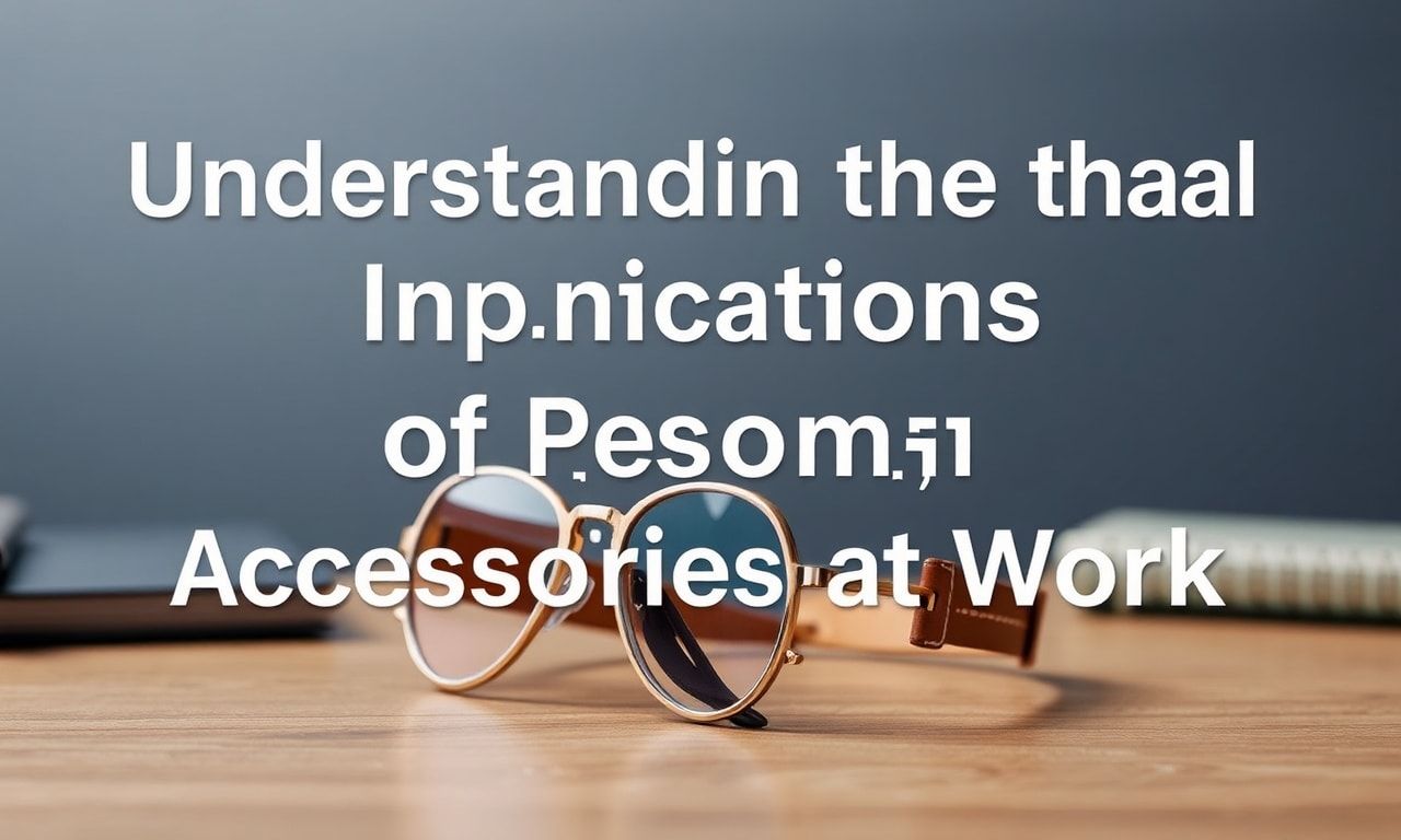 Understanding the Legal Implications of Personal Accessories in the Workplace