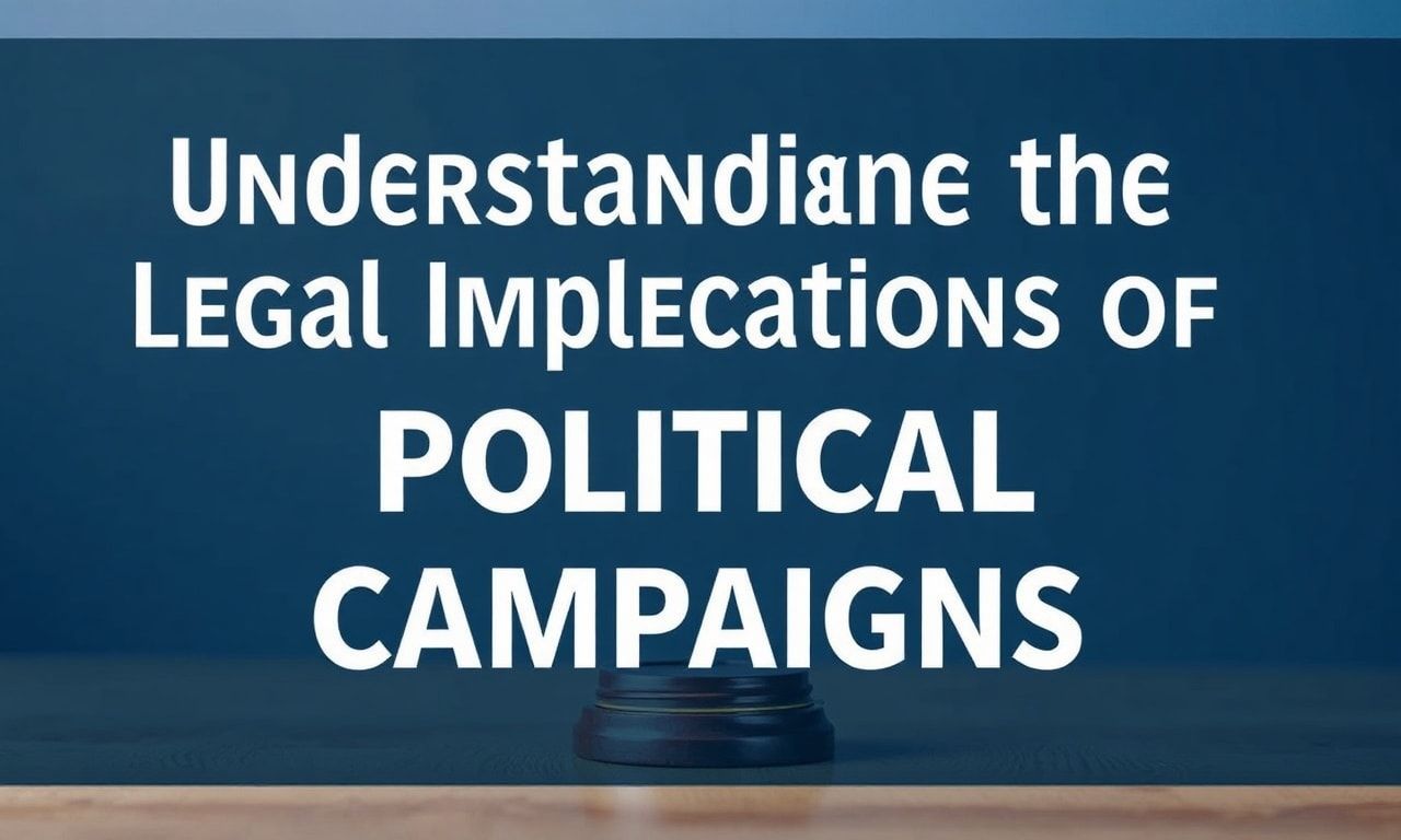 Understanding the Legal Implications of Political Campaigns