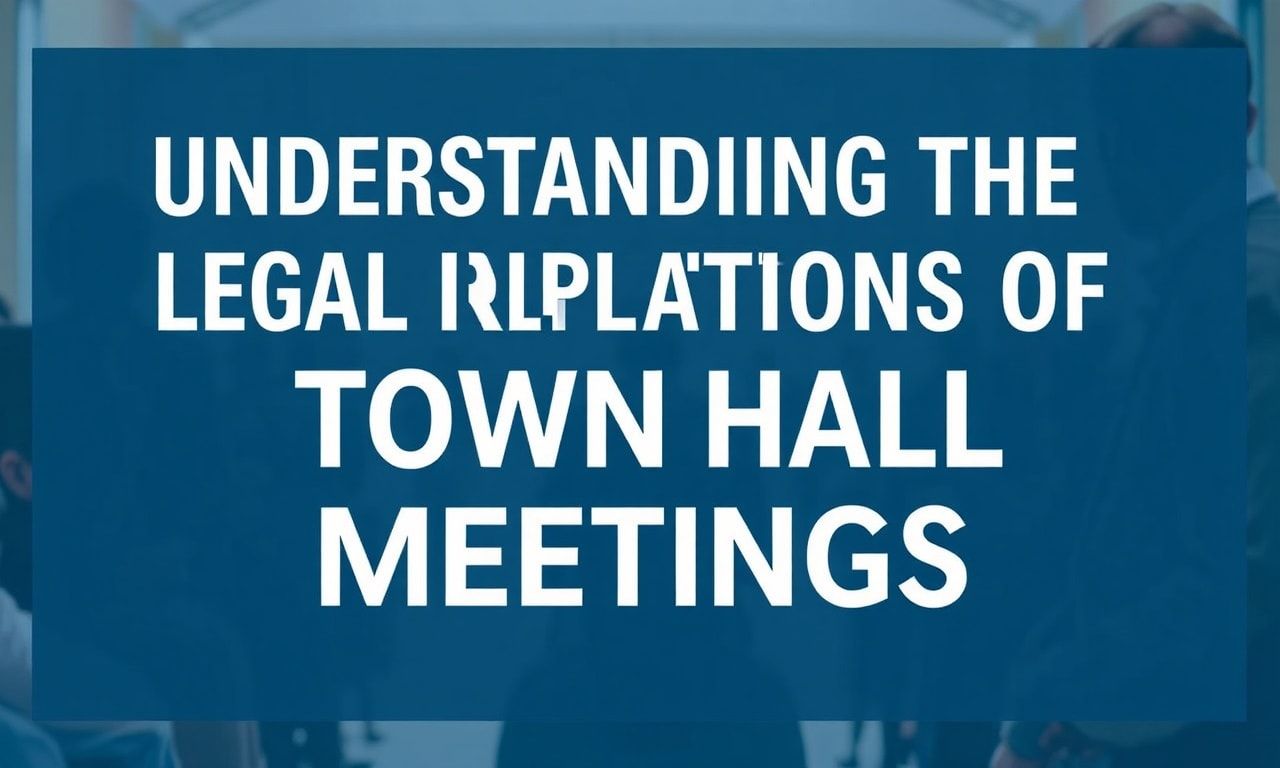 Understanding the Legal Implications of Town Hall Meetings: A Comprehensive Guide