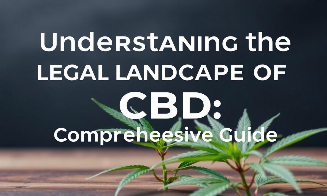 Understanding the Legal Landscape of CBD: A Comprehensive Guide