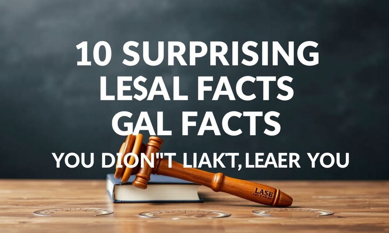 10 Surprising Legal Facts You Didn't Learn in School