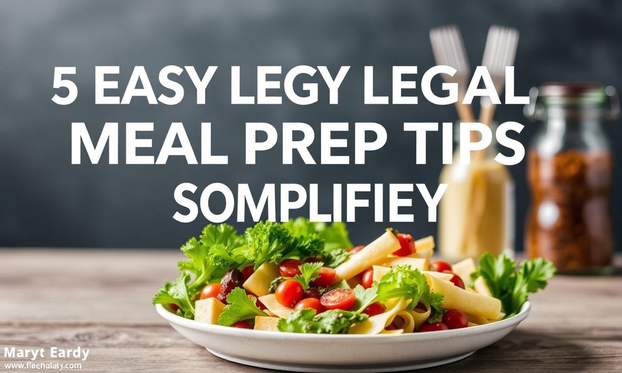 5 Easy Legal Meal Prep Tips to Simplify Your Week