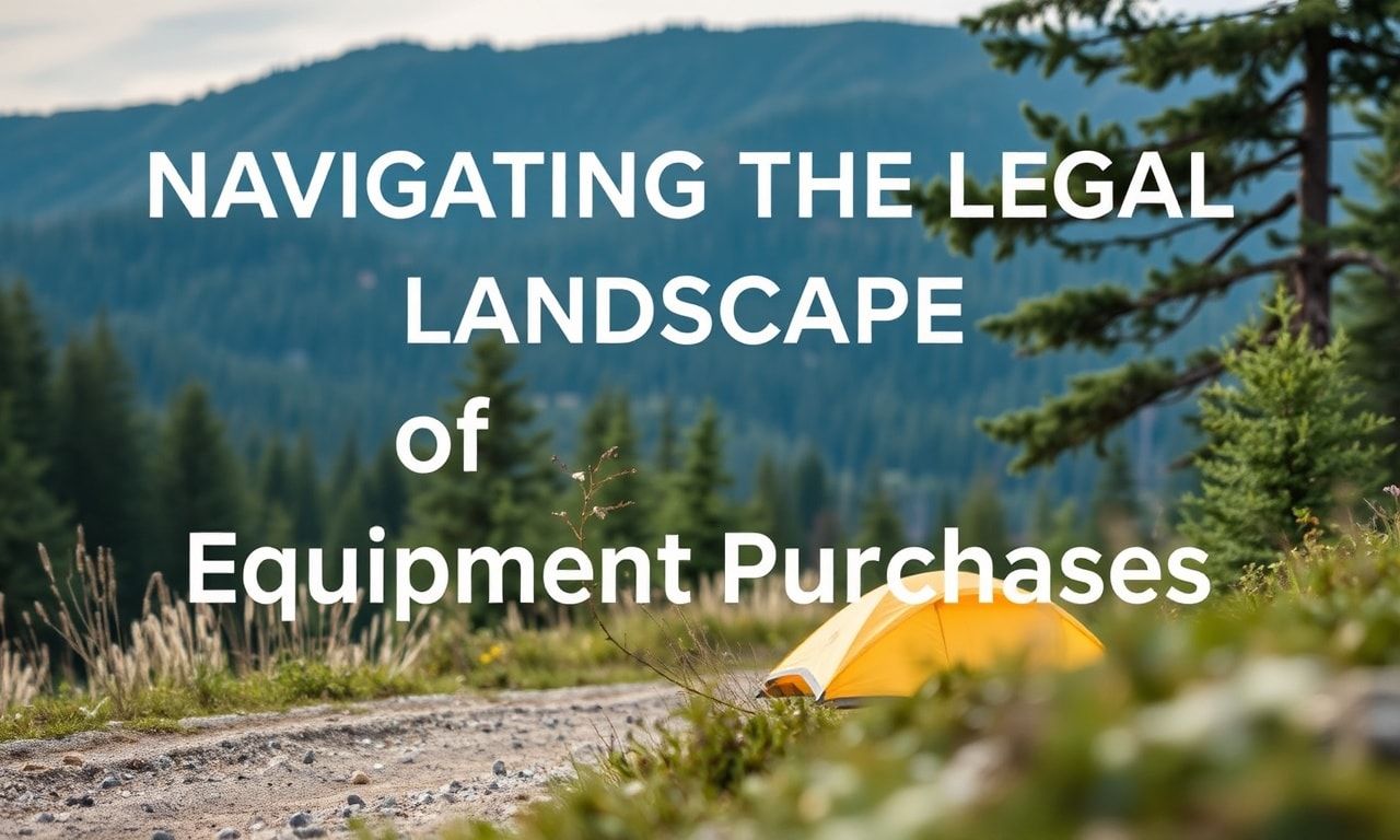 Navigating the Legal Landscape of Outdoor Gear Purchases