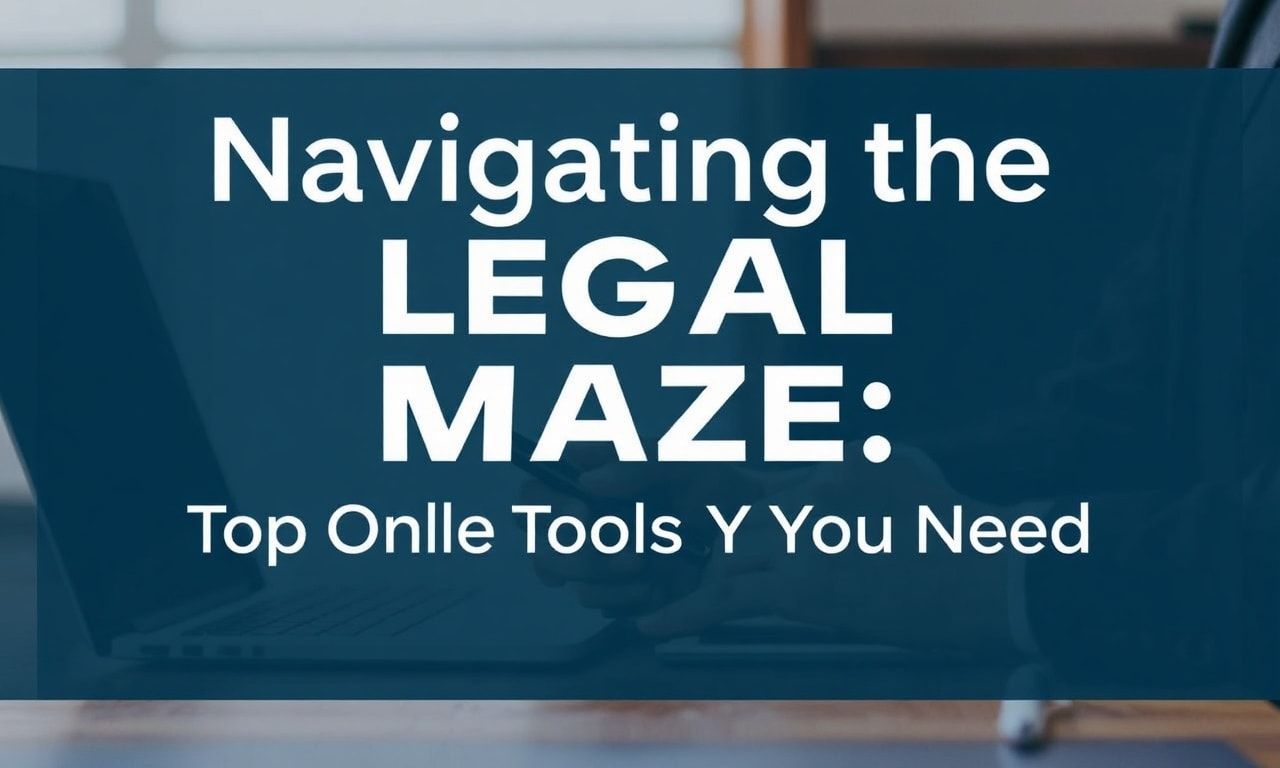Navigating the Legal Maze: Top Online Tools You Need