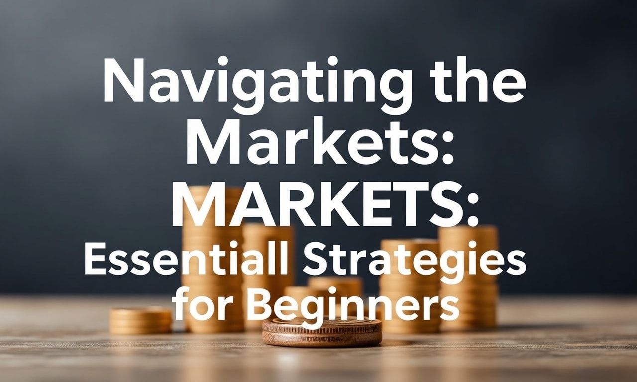 Navigating the Markets: Essential Strategies for New Traders