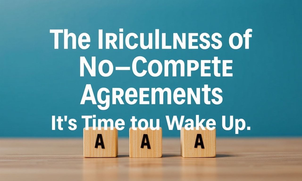 The Absurdity of Non-Compete Clauses: It's Time to Wake Up