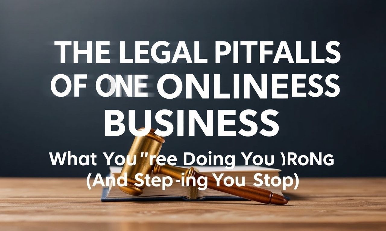 The Legal Minefield of Online Business: What You're Doing Wrong (And How to Stop)