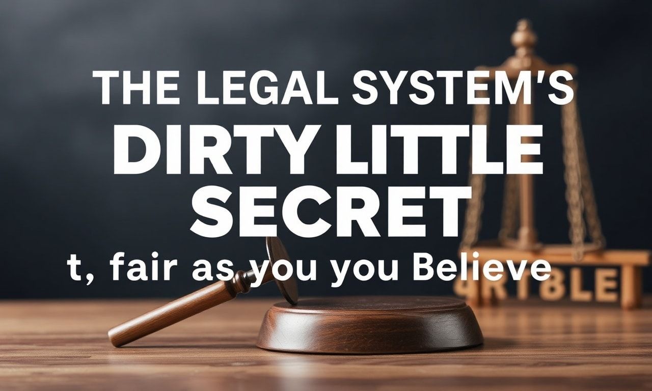 The Legal System's Dirty Little Secret: It's Not as Fair as You Think