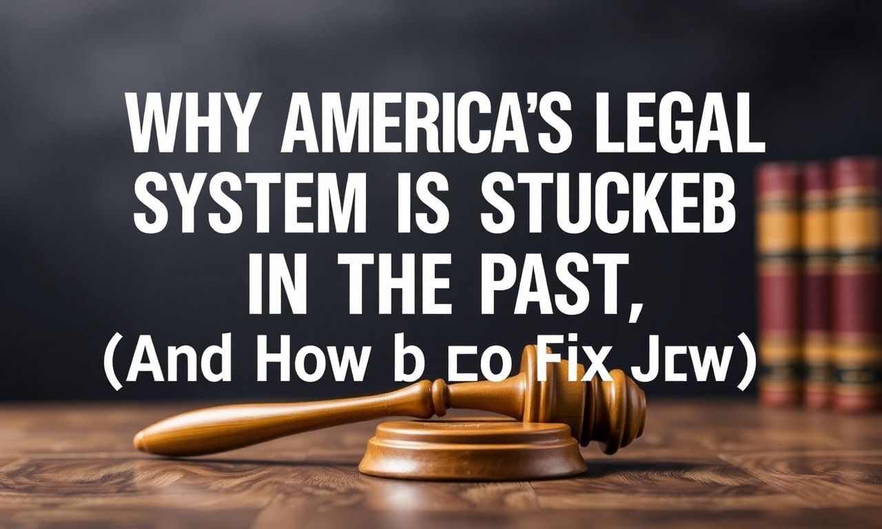 Why America's Legal System is Stuck in the Past (And How to Fix It)