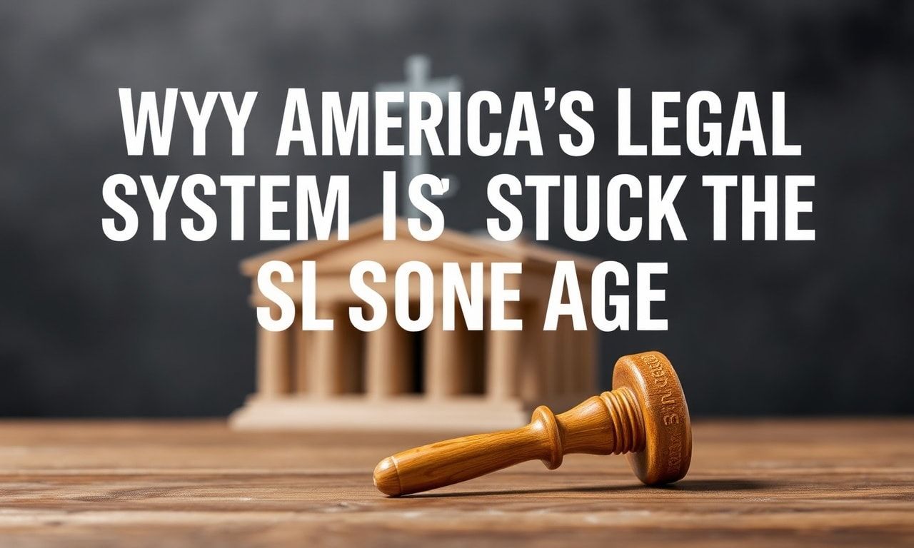 Why America's Legal System is Stuck in the Stone Age (And What We Can Do About It)